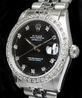 Rolex Datejust 31 Jubilee Quadrante Nero Ghiera Diamanti 68274 
